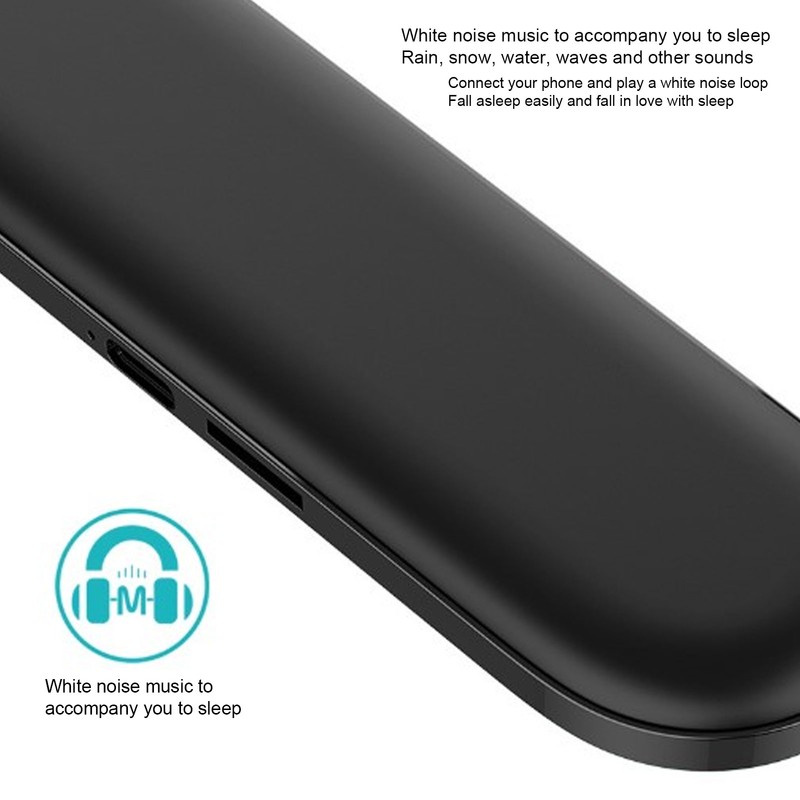 Bone Conduction Pillow Speaker Stereo Bluetooth Wireless Music Box White