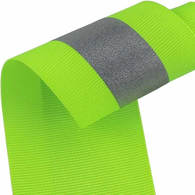 JINBING 50Mm Green Reflective Adhesive Tape 5 Meter High Visibility