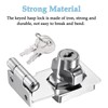 Litensh Rectangular Angle 90 Degree Hasp Lock with Key Equal