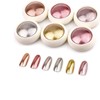 WUSJCOF 6pcs Nail Powder, Spiegel Effekt Chrome Pigmente für Nagelkunst