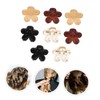 Healvian 8pcs Mini Flower Hair Clips Small Claw Clips for