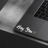 (3 Pcs) Hey You Mirror Sticker Cute Romantic Vinyl Decal
