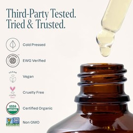 Cliganic Organic Apricot Oil, 100% Pure (8oz) - For Skin, Hair & Face | Natural Cold Pressed Unrefined