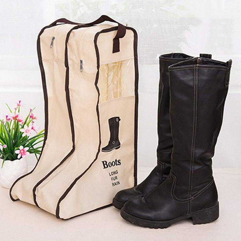 Portable Tall Boots Storage Bags|2 Packs Dust-proof Tall Boot Carry