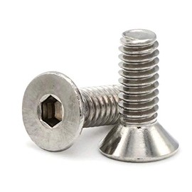 Flat Socket Head Screw 18-8 Stainless Steel - #4-40 x 7/8" Qty-250