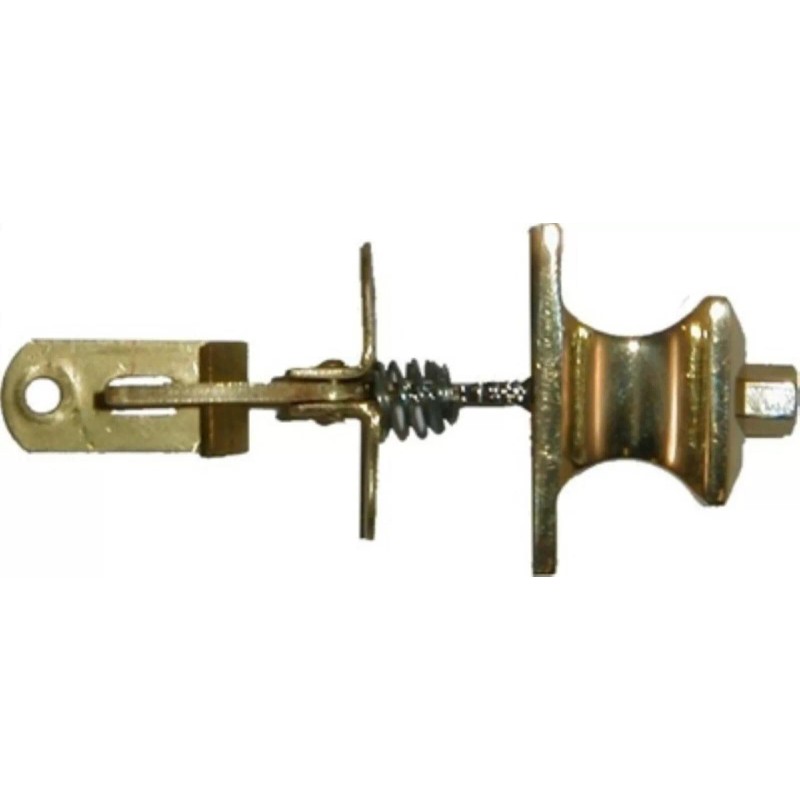 Furniture Knowledge PUSH BUTTON LATCH Square Knob brass cabinet cupboard