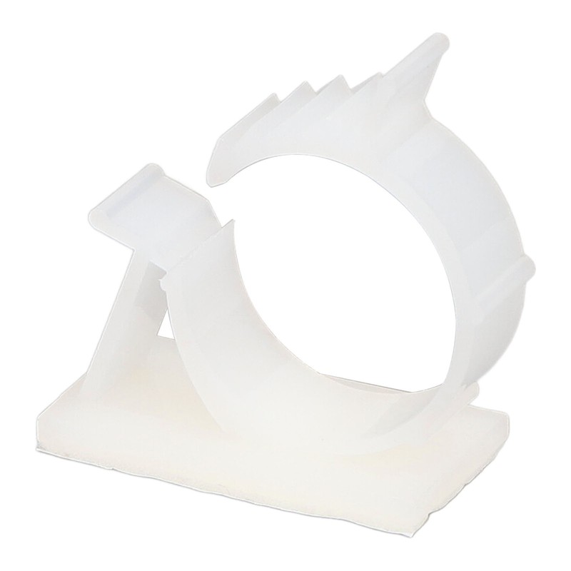 100Pcs Cable Management Clip Adjustable Adhesive PA66 Nylon Cord Organizer