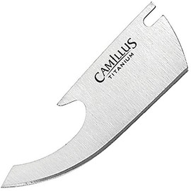 Camillus Tiger Sharp Titanium Bonded Folding Knife Replacement Blades, Pack of 2, Smooth