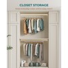 OROPY Industrial Pipe Clothes Rack Wall Mounted Set of 2,