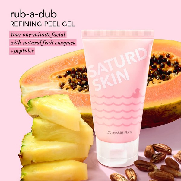 Saturday Skin Saturday Skin Rub-A-Dub Refining Peel Gel Facial Cleansing