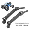 2Pcs Front Rear Steel Spline Drive Shaft for TRAXXAS Mini