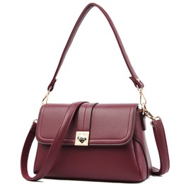[FSD.WG] Women's Shoulder Bag, PU Leather, Lightweight, Korean, Spring, Summer, Autumn, Winter, Popular in 4 Colors, red