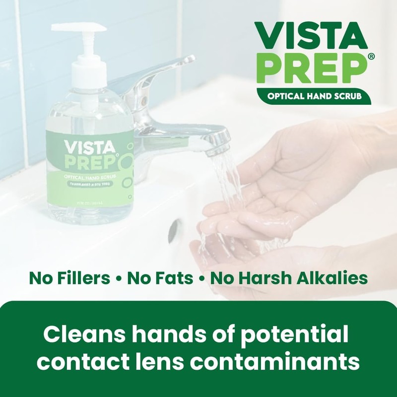 Vista-Prep | Optical Hand Scrub | Pre-Insertion Hygiene Solution For