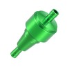 X AUTOHAUX 59x24mm Green Universal Fuel Filters Engine Gas Fuel