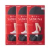 Gunze SABRINA Foot Cover, 3 Pairs Set, Deep Socks, Women's,