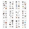 SZSL 12 Pcs Spider Tattoo Stickers Waterproof Sweatproof Disposable Tattoo