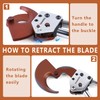 Knoweasy Heavy-Duty Ratcheting Cable Cutters: Efficient J40 Wire Cutter for
