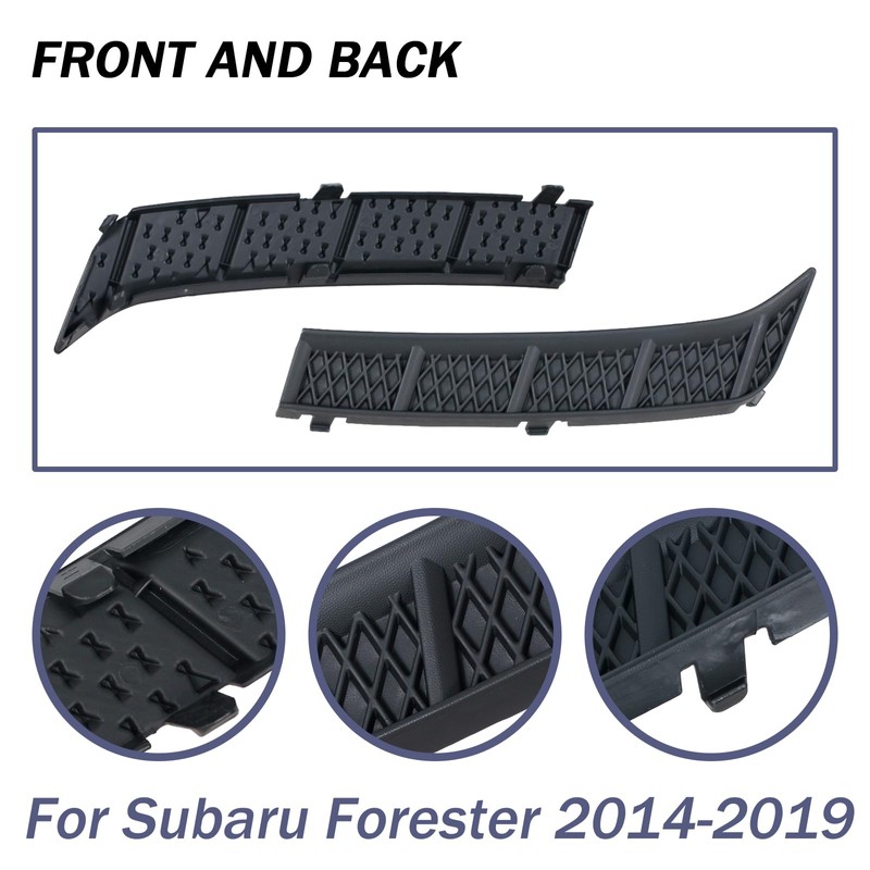 JESYMBX For Subaru Forester 2014-2019 Front bumper Fog Light Bezel