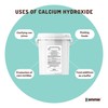 600g Food Grade Calcium Hydroxide Powder Tub FCC Hydrated Slaked