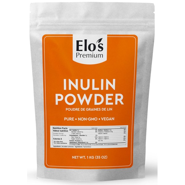 Elo's Premium Organic Inulin Powder (1kg) by Elo's Premium| 100%