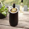 Leopold Vienna Bottle Cooler, Stainless Steel 304, Black, 139 x