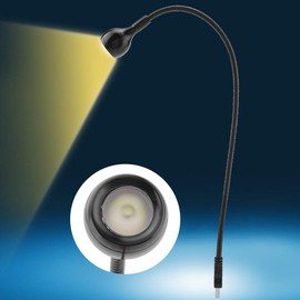 USB Gooseneck Light, LED Gooseneck Light, USB Flexible Neck Light Portable Long Neck Lamp Desk 5V 1W (Warm Light)