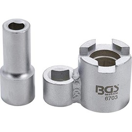 BGS special shock absorber inserts 3-Piece 6703 suspension nut wrench and holding tool for Volvo