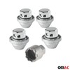 OMAC Wheel Lock Kit for GMC Canyon M14X1.5 Nut Chromed