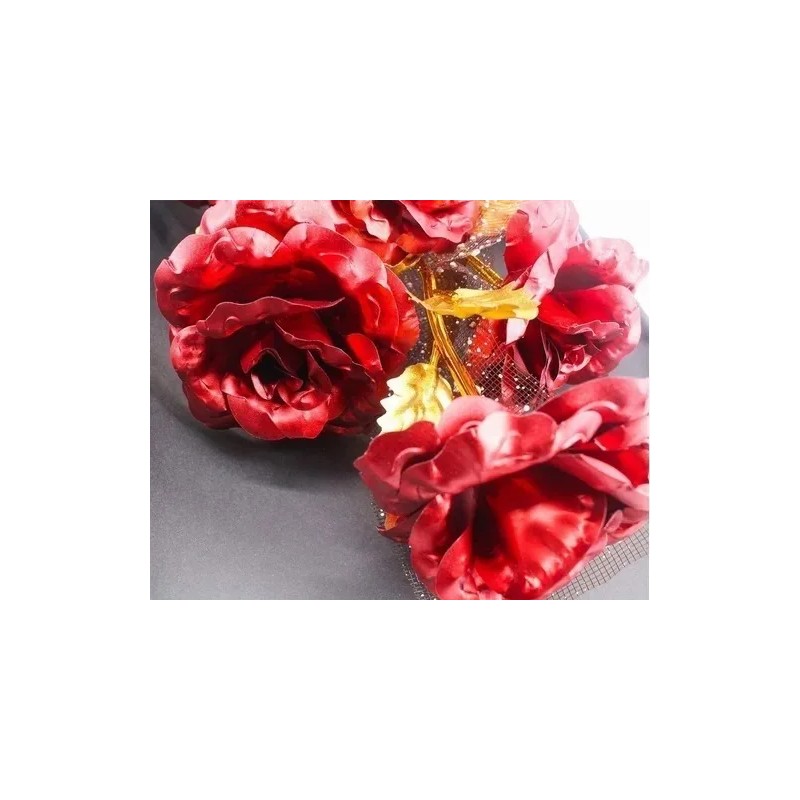 Rosas Bañadas En Oro 24 Quilates,regalo Día De San Valentín