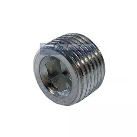 PRO-EDGE INDUSTRIAL STEEL HOLLOW HEX PLUG 3/8" MALE NPT MNPT HYDRUALIC/FUEL