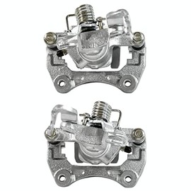 AutoShack BC2996PR Rear Driver and Passenger Side Brake Calipers Assembly Pair Set of 2 Replacement for 2006-2011 Milan 2006-2012 Ford Fusion 2006 Lincoln Zephyr 2007-2012 MKZ 2006-2013 Mazda 6