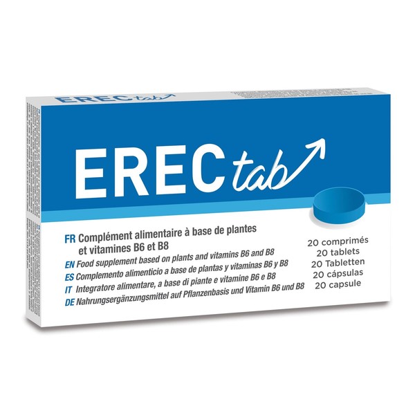 ERECtab - Erection and Vitality (20tabs), Natural Potency Agent