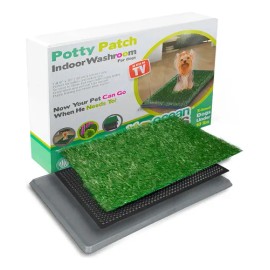 Tapete Entrenador Pasto Sintetico Para Perro 3 Capas                                                                                                  