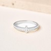 HOLINSE Cross Ring for Women, Engrave Let Go & Let