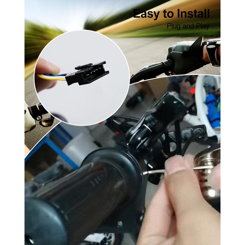 WMJNH 36V Throttle with Cruise Control Button Compatible with DYU