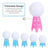 PATIKIL Golf Simulator Tees, 8 Pack Plastic Golf Tees Mat