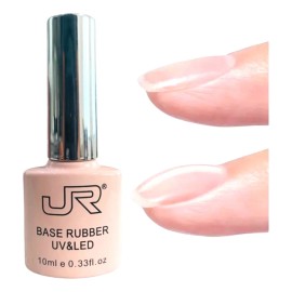 Gel Base Rubber Transparente 10ml Jr 1 Pieza
