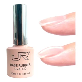 Gel Base Rubber Transparente 10ml Jr 1 Pieza