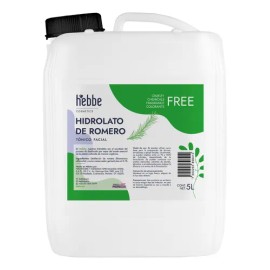 Hidrolato de Romero Puro 5L Hebbe Cosmetics Para Piel Grasa y Cabello Débil                                                                           