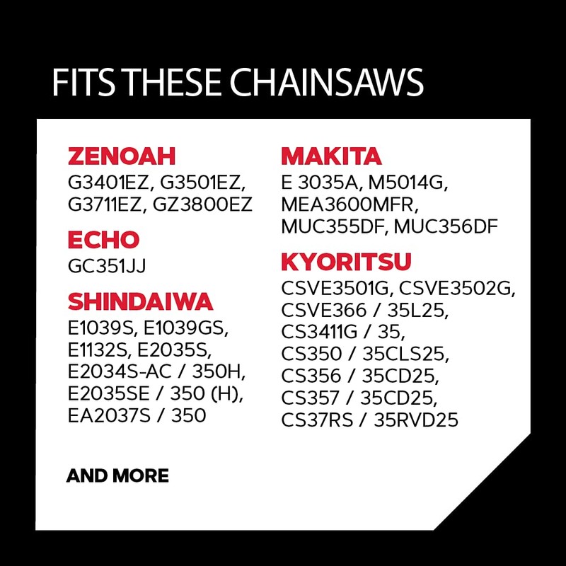 OREGON Saw Chain 25AP076EC 14 inches (35 cm) Compatible Chainsaw