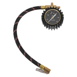 RATCHROLL 1 Pcs Universal Tire Pressure Gauge 0-60 PSI 2.56 Inch Digital Pressure Gauge with Gear Sleeve Tyre Air PSI Meter for Motorcycle SUV Truck