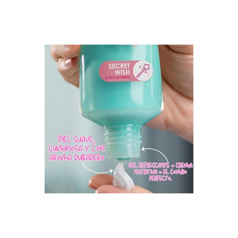 Pink Body Lotion Textura Ice Cream Hidratación Dual Gel Crema