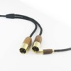NewFantasia 4.4mm Balanced Male to 2 XLR Male Audio Adapter