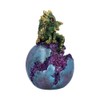 Nemesis Now Geode Guard Green Dragon Sphere Crystal Figurine,12.7cm