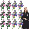 Paotxpum 12 Pieces Embroidered Iron onPatches Iron on Patches Sets