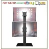 Hemudu Dual Monitor Stand - Vertical Stack Screen Free-Standing Monitor
