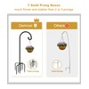 Derkniel Shepherd Hook 60 Inch Tall Heavy-Duty Metal Garden Hanging