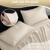 Luxury Silky Soft Bed Sheet Set, 6 Piece,Full Size, Fits