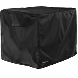 TENTVIA Outdoor Generator Cover 30x30x26 Inches, 600D Heavy-Duty Oxford Fabric,Dustproof and Waterproof Protection for Generators, Suitable for Most 6000-11000W Generators.Black