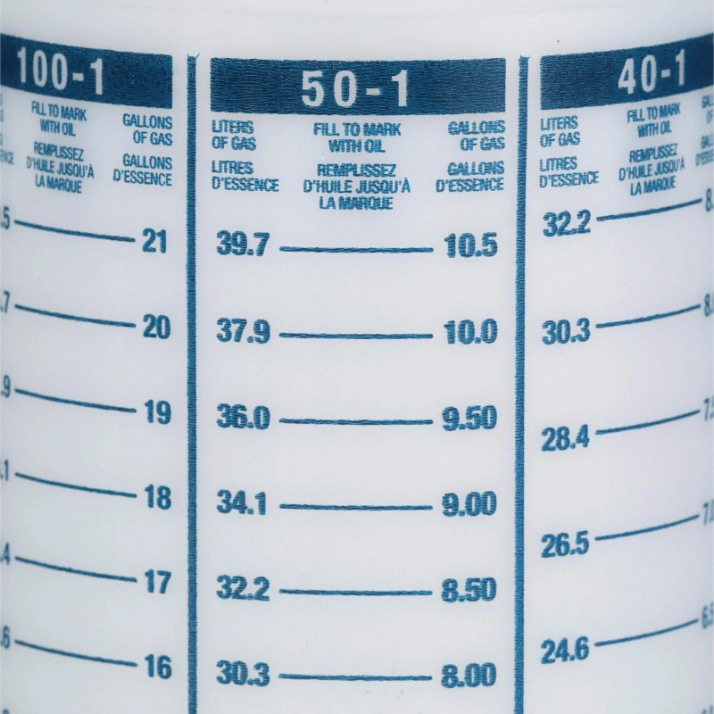 Attwood 11873-1 Wide-mouth Marine Fuel/oil Mixing Bottle 1-Quart, One